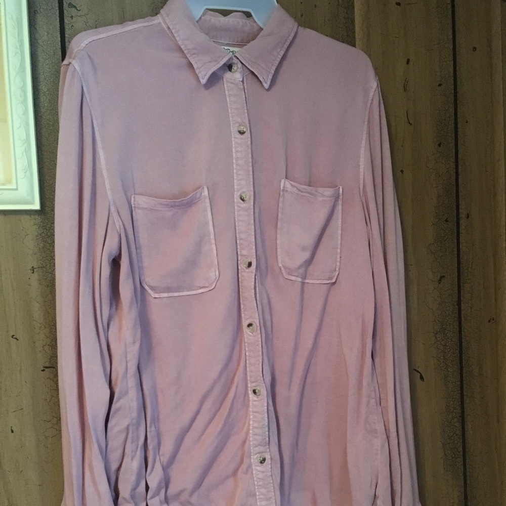 Pink Button Down Size Medium